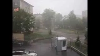 Ураган в Барнауле [13.07.2014]