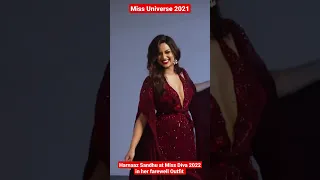 Miss universe Harnaaz Sandhu in her farewell Outfit🔥😍 #shorts #missuniverse #missdiva #harnaazsandhu