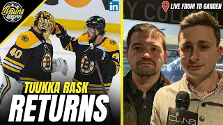 REACTION to Tuukka Rask’s Return in Bruins 3-2 Win