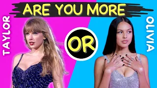 Are You More Like Taylor Swift OR Olivia Rodrigo? 🎸🎵 AESTHETIC QUIZ