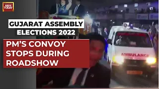 PM Modi's Cavalcade Stops, Makes Way For Ambulance | Watch The Video