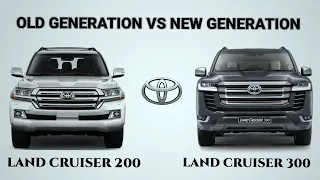 2021 Toyota Land Cruiser 200 vs 2023 Toyota Land Cruiser 300