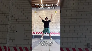 【BTS Slow Tutorial】Airplane pt.2 #bts #btsarmy #airplanept2 #btsshorts