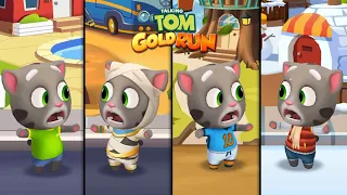 Talking Tom VS Mummy Tom VS Football Tom VS Frosty Tom - Talking Tom Gold Run Android Gameplay