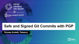 Safe and Signed Git Commits with PGP - Thomas Qvidahl, Tietoevry