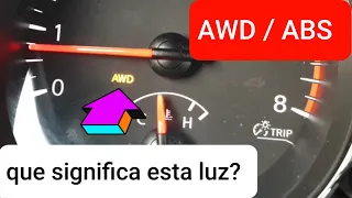 por que se prende la luz del AWD y ABS? - all wheel drive AWD blinking (parpadea)