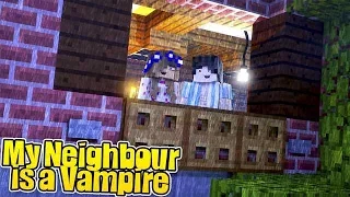 My Neighbour is a Vampire #2 | SLEEPOVER WITH THE NEW BOY!! w/Little Carly (MInecraft).