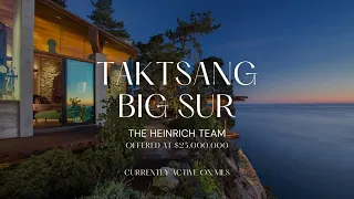 UNDER CONTRACT! Taktsang A Stunning Temple Home In the Heart of Big Sur