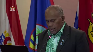 Fijian Minister for Youth and Sports opens the 6th Pacific Sports Ministers meeting