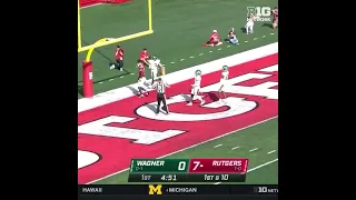 Aron Cruickshank Receiving Touchdown vs. Wagner | Big Ten Football