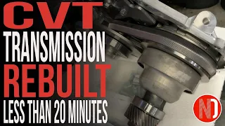 CVT Transmission Rebuild in Less Than 20 Minutes - Nissan NV200 | Nissan Doctor