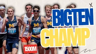 Amazing Finish! 2024 BIG10 Outdoor Track and Field Men's 1500m Finals in Ann Arbor