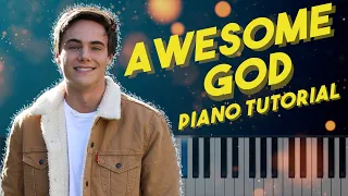A Week Away - Awesome God/God Only Knows | Piano Tutorial