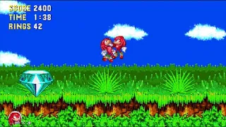 Sonic Triple Trouble 16-bit (ソニック トリプル トラブル 16 ビット) (PC) - All Knuckles-only Bosses (No Damage)