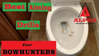 Aiming drills for bowhunters