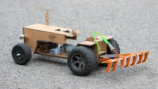 How To Make a Tractor - RC Tractor From Cardboard