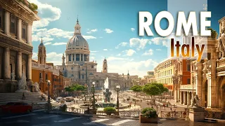 Walking tour 4k - Rome - Italy HDR