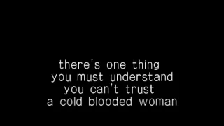 The Pretty Reckless - Cold blooded - Lyrics