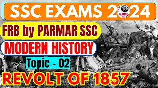 MODERN HISTORY FOR SSC | REVOLT OF 1857 | PARMAR SSC