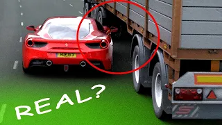 Ferrari  under truck | the truth exposed  |