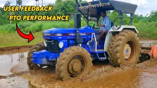 Farmtrac 60 powermaxx 4wd + Shaktiman 48 blade rotary tiller | puddling performance | user feedback