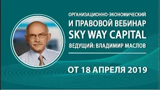 18 04 2019 SKY WAY CAPITAL  Вебинар В Маслова  Вопросы и комментарии