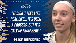 Paige Bueckers on staying positive when recovering from torn ACL, role for UConn this season | SNY