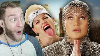 SHE GOT ROASTED!! Reacting to "Miley Cyrus vs Joan of Arc" Epic Rap Battles of History