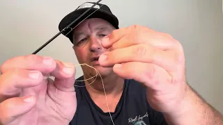 Fishing knot line to line