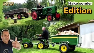 Der JOHN DEERE Hako | Holz ,Holz, Holz ! | Der HOF #Vlog | Gewichte am Deutz | #258 Steelstyler_81