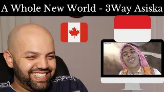 A Whole New World versi Arab | 3way Asiska - Reaction (BEST REACTION)