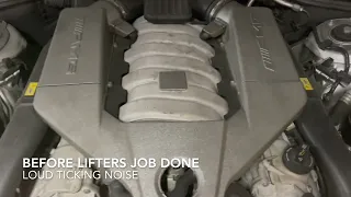 Mercedes 63 M156 lifters noise solved
