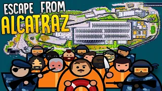 Starting A Prison Riot & Burning Everything To Escape Alcatraz - Prison Architect Island Bound