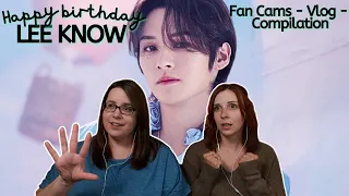 HAPPY BIRTHDAY LEE KNOW! | FanCams + Log 9 + lee know the menace of skz Reaction