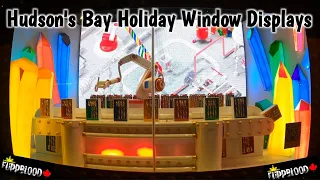 Hudson's Bay Christmas Window Display