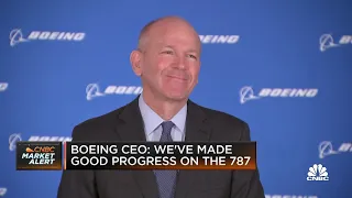 Boeing CEO breaks down 737 Max inventory, airline demand