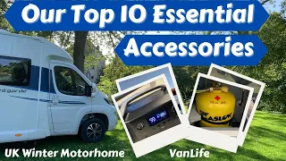 Our Top 10 Essential Motorhome Accessories to make VanLife easier and more enjoyable.