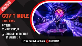 Gov't Mule: "Stone Cold Rage" (Official Live Video) - 10/14/23