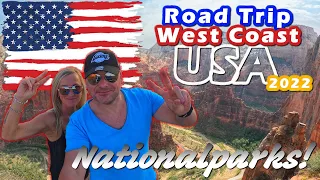 Road Trip West Coast USA 2022 (4K) - Part 2 / Monument Valley, Bryce Canyon, Zion, Las Vegas