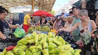 Рынок Привоз. Обзор Цен на Фрукты Овощи. Одесса Сегодня 22.08.2022 Обстановка в Одессе