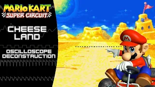 Mario Kart: Super Circuit (GBA) - Cheese Land - Oscilloscope Deconstruction