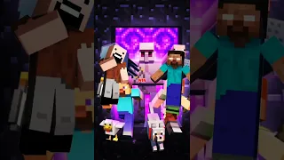 Herobrine  vs Notch comparison epic edit attitude 😈 #iamgamingminecraft  #shorts