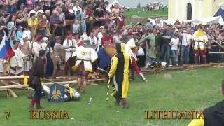 .Battle of the Nations Hotin 2010 Ukraine 02-05-10  #4 5 vs 5 1-13 fight Russia Ukraine Belarus