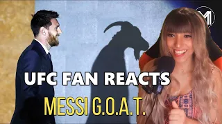 American UFC Fan REACTS Lionel Messi G.O.A.T.