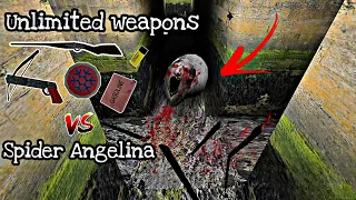 Spider Angelina VS Unlimited Weapons (Granny Update 1.8)