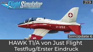 HAWK T1/A Advanced Trainer von Just Flight - Testflug & Erster Eindruck ★ FLIGHT SIMULATOR Deutsch