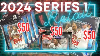 NEW RELEASE!! 2024 Topps Series 1 - HANGERS BLASTERS MONSTERS - $150 In RETAIL