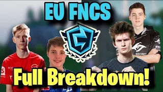 EU FNCS FINALS! JAMSIDE GOAT!! Full FNCS Breakdown (Week 1)