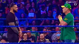Roman Reigns and John Cena segment WWE Smackdown 8/13/21