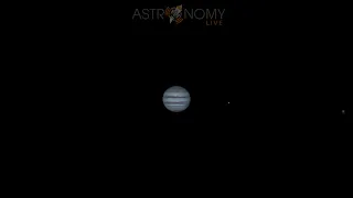 Jupiter and Io Time Lapse 10-21-23 #space #planet #telescope